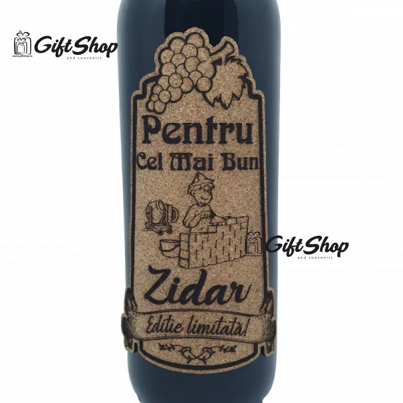 Pentru cel mai bun zidar, editie limitata, vin rosu cabernet sauvignon, demisec, 750ml, 13.5% alcool