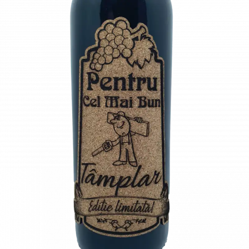 Pentru cel mai bun tamplar, eticheta pluta cu mesajv