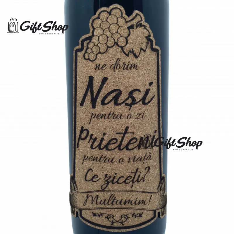 Ne dorim nasi pentru o zi, ce ziceti, editie limitata, vin rosu cabernet sauvignon, demisec, 750ml, 13.5% alcool