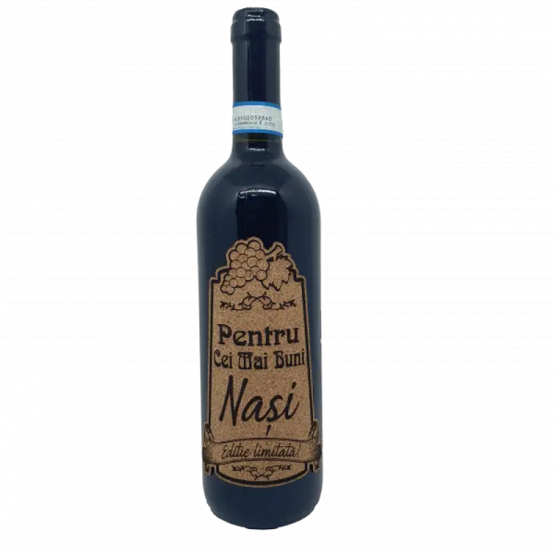 Pentru cei mai buni nasi, eticheta pluta cu mesaj
