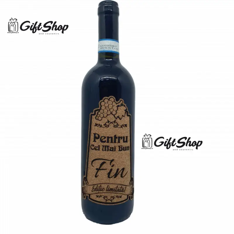 Pentru cel mai bun fin, editie limitata, vin rosu cabernet sauvignon, demisec, 750ml, 13.5% alcoolv