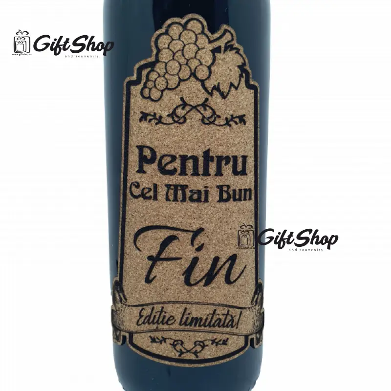 Pentru cel mai bun fin, editie limitata, vin rosu cabernet sauvignon, demisec, 750ml, 13.5% alcoolv