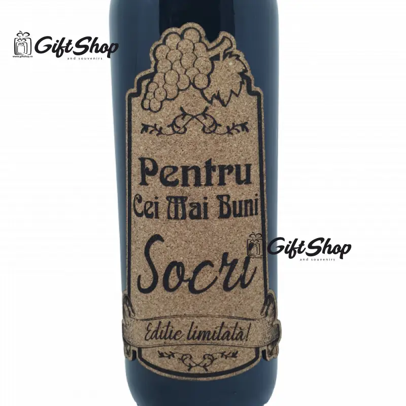 Pentru cei mai buni socri, editie limitata, vin rosu cabernet sauvignon, demisec, 750ml, 13.5% alcool