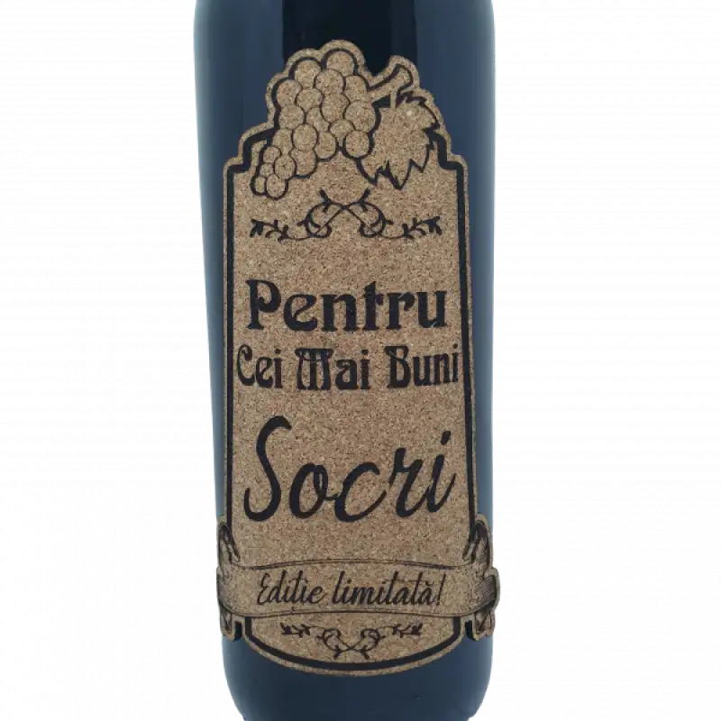 Pentru cei mai buni socri, eticheta pluta cu mesajv
