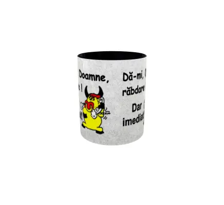 Da-mi, doamne, rabdare!, cana ceramica, 330ml