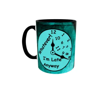 Whatever i`m late, cana ceramica, 330ml, cgs1117a