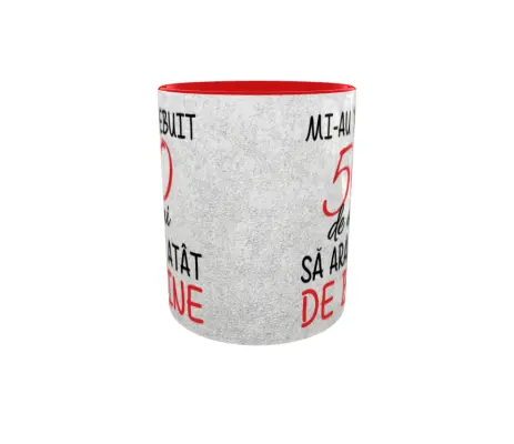 Mi-au trebuit 50 de ani sa arat atat de bine, cana ceramica, 330ml, cgs1122a