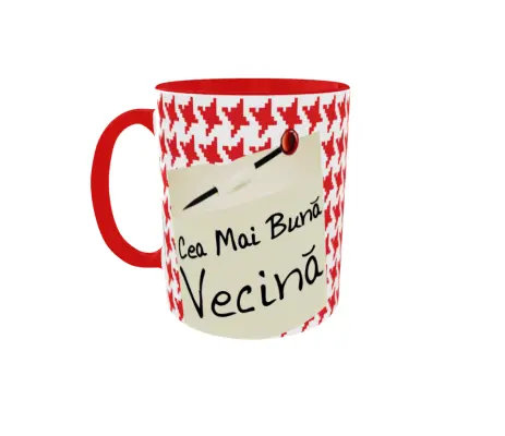 Pentru cea mai buna vecina, cana ceramica, 330ml, cgs1135a
