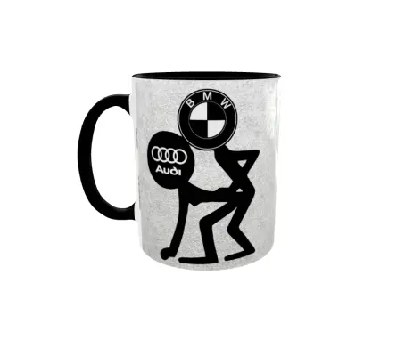 Bmw vs audi, cana ceramica, 330ml, cgs1143
