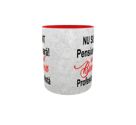 Nu sunt pensionara sunt bunica profesionista, cana ceramica, 330ml, cgs1246a