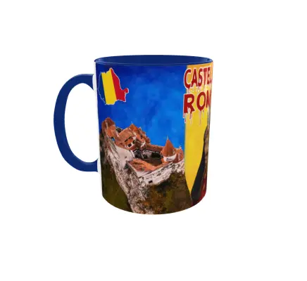 Castelul bran, cana ceramica, 330ml, cgs1327