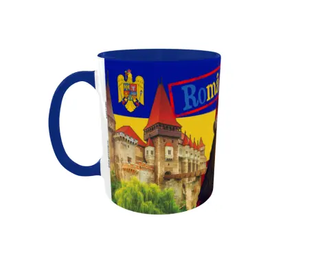 Castelul bran, cana ceramica, 330ml, cgs1386