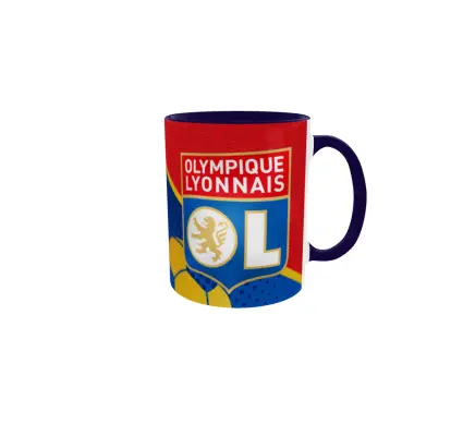 Olympique lyonnais, cana din ceramica, 330ml