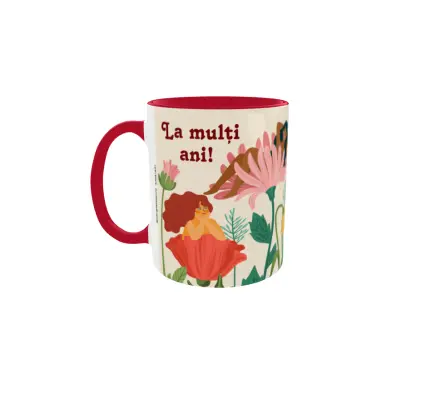8 martie, cana din ceramica, 330ml, model 1