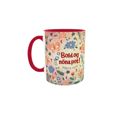 Boldog nőnapot, cana din ceramica, 330ml, model 1