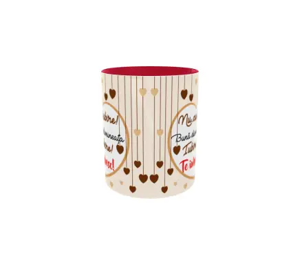 Te iubesc, cana din ceramica, 330ml, model 3