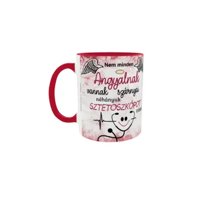 Nem minden angyalnak vannak..., cana din ceramica, 330ml, model 2