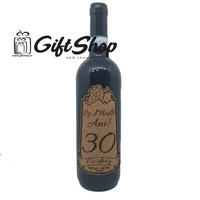 La multi ani 30 editie limitata, vin rosu cabernet sauvignon, demisec, 750ml, 13.5% alcool