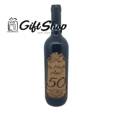 La multi ani 50 editie limitata, vin rosu cabernet sauvignon, demisec, 750ml, 13.5% alcool