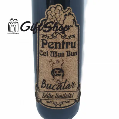 Pentru cel mai bun bucatar, editie limitata, vin rosu cabernet sauvignon, demisec, 750ml, 13.5% alcool
