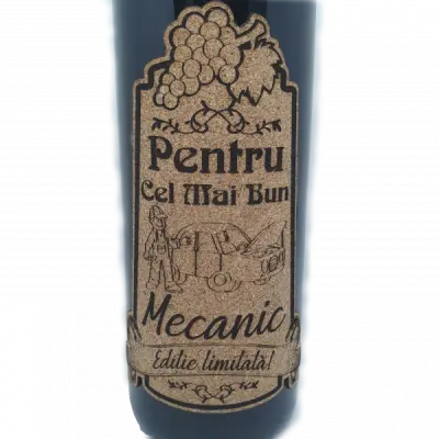 Pentru cel mai bun mecanic, eticheta pluta cu mesaj