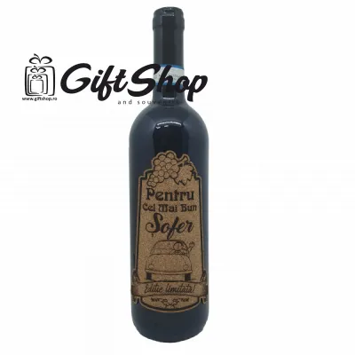 Pentru cel mai bun sofer, editie limitata, vin rosu cabernet sauvignon, demisec, 750ml, 13.5% alcool