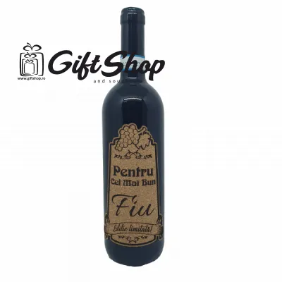 Pentru cel mai bun fiu, editie limitata, vin rosu cabernet sauvignon, demisec, 750ml, 13.5% alcool