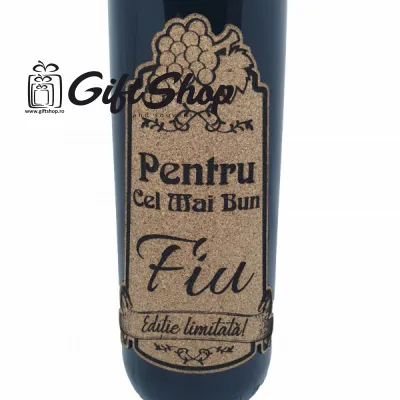 Pentru cel mai bun fiu, editie limitata, vin rosu cabernet sauvignon, demisec, 750ml, 13.5% alcool