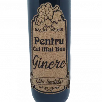 Pentru cel mai bun ginere, eticheta pluta cu mesaj