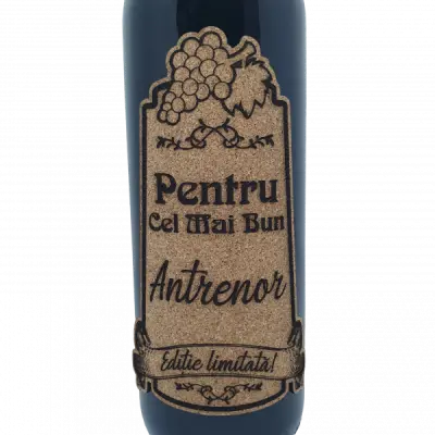 Pentru cel mai bun antrenor, eticheta pluta cu mesaj