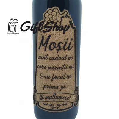 Mosii sunt cadoul, editie limitata, vin rosu cabernet sauvignon, demisec, 750ml, 13.5% alcool