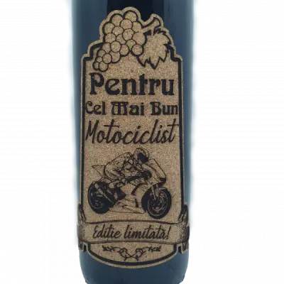 Pentru cel mai bun motociclist sport, eticheta pluta cu mesaj